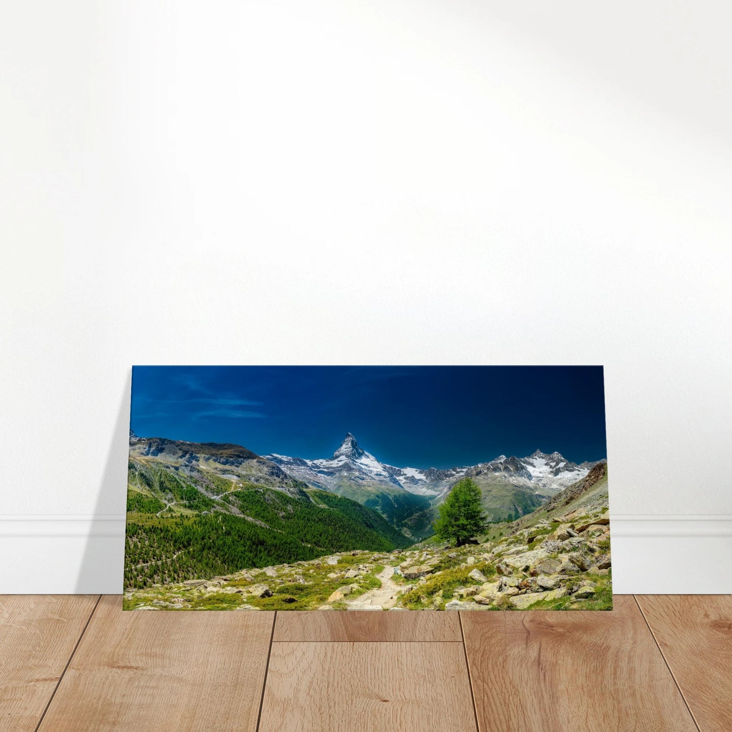 Matterhorn Zermatt panoramic canvas print Swiss Alps mountain wall art