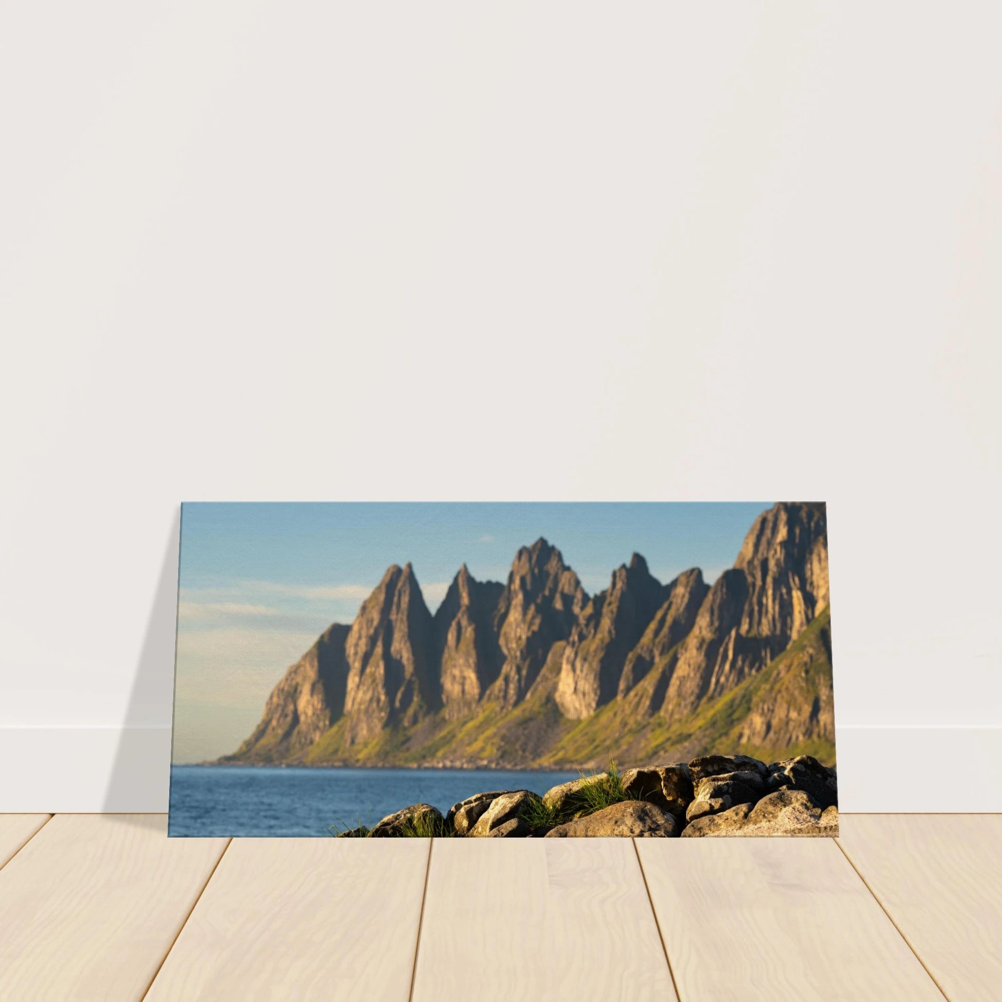 Oksenhornane peaks Senja Norway Arctic canvas print